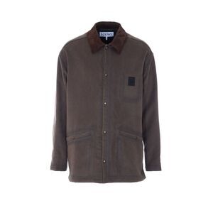 Loewe Men Anagram Patch Logo Overshirt